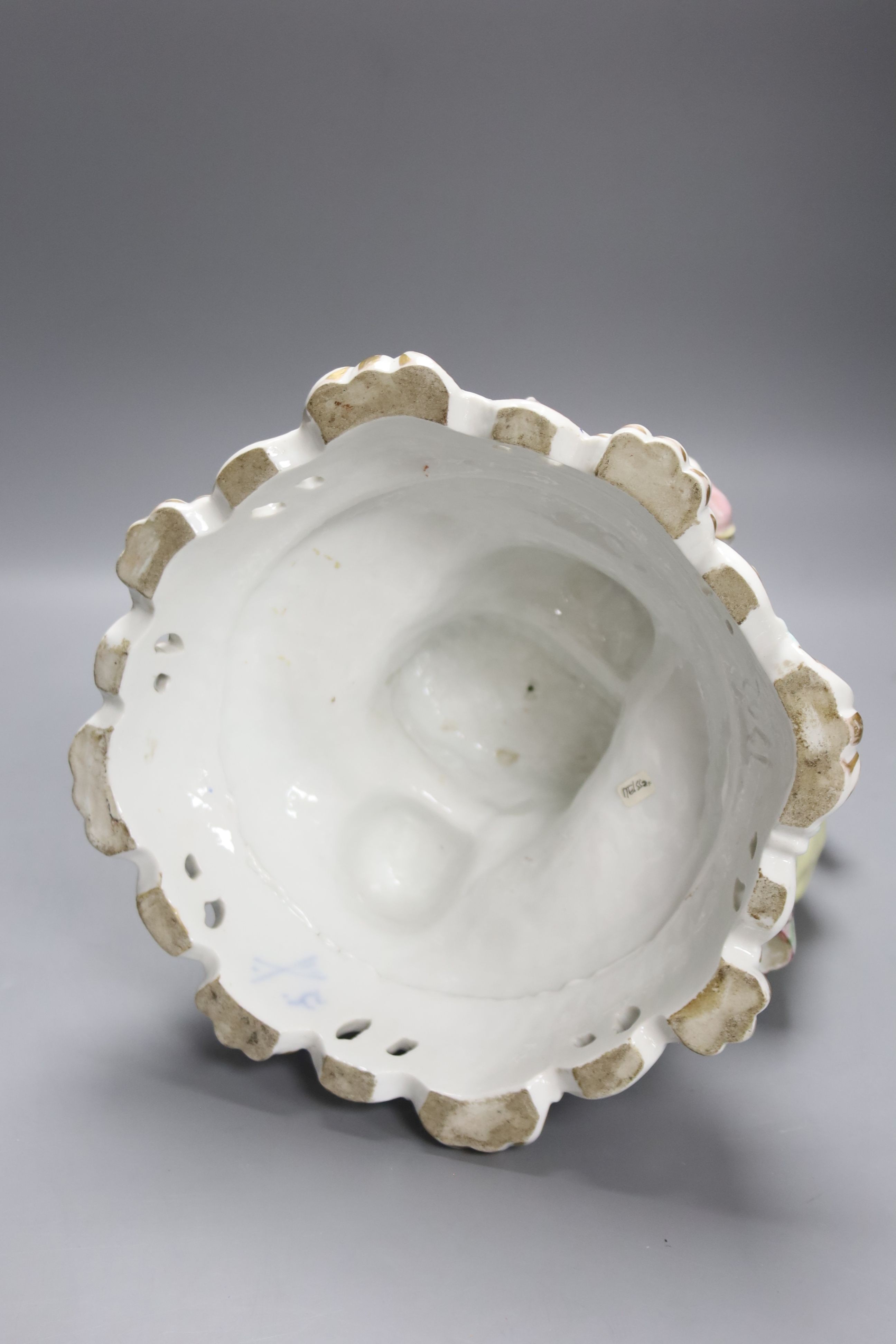 A large Volkstedt porcelain group, height 42cm